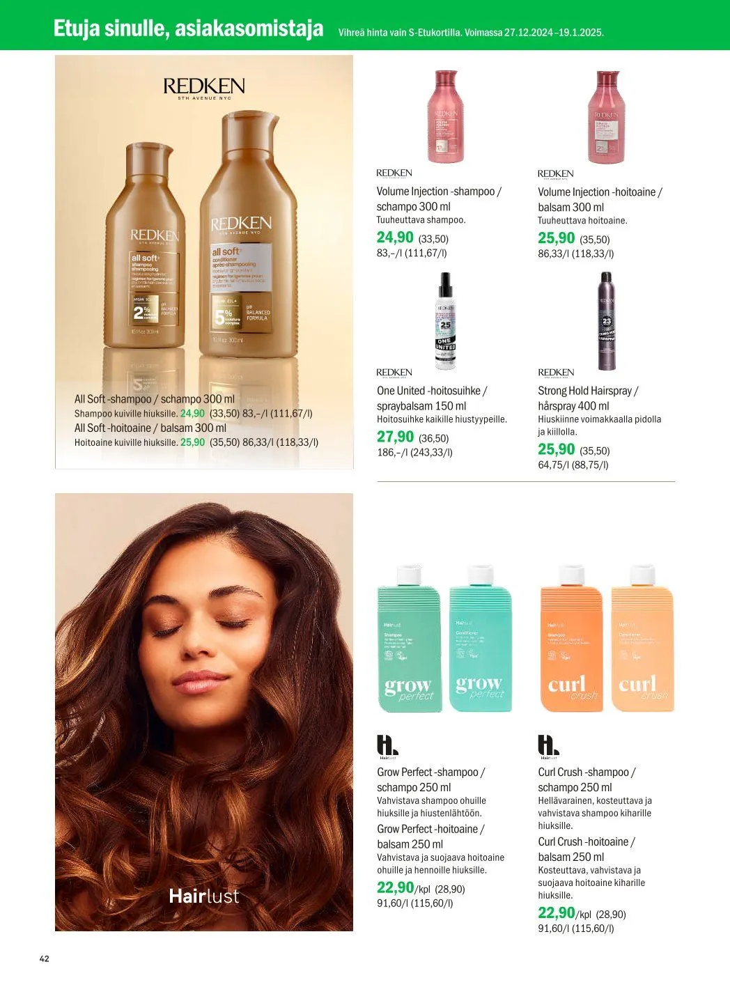 Sokos Tarjoukset voimassa alkaen 8. tammikuuta - 19. tammikuuta 2025 - Tarjouslehti sivu 42