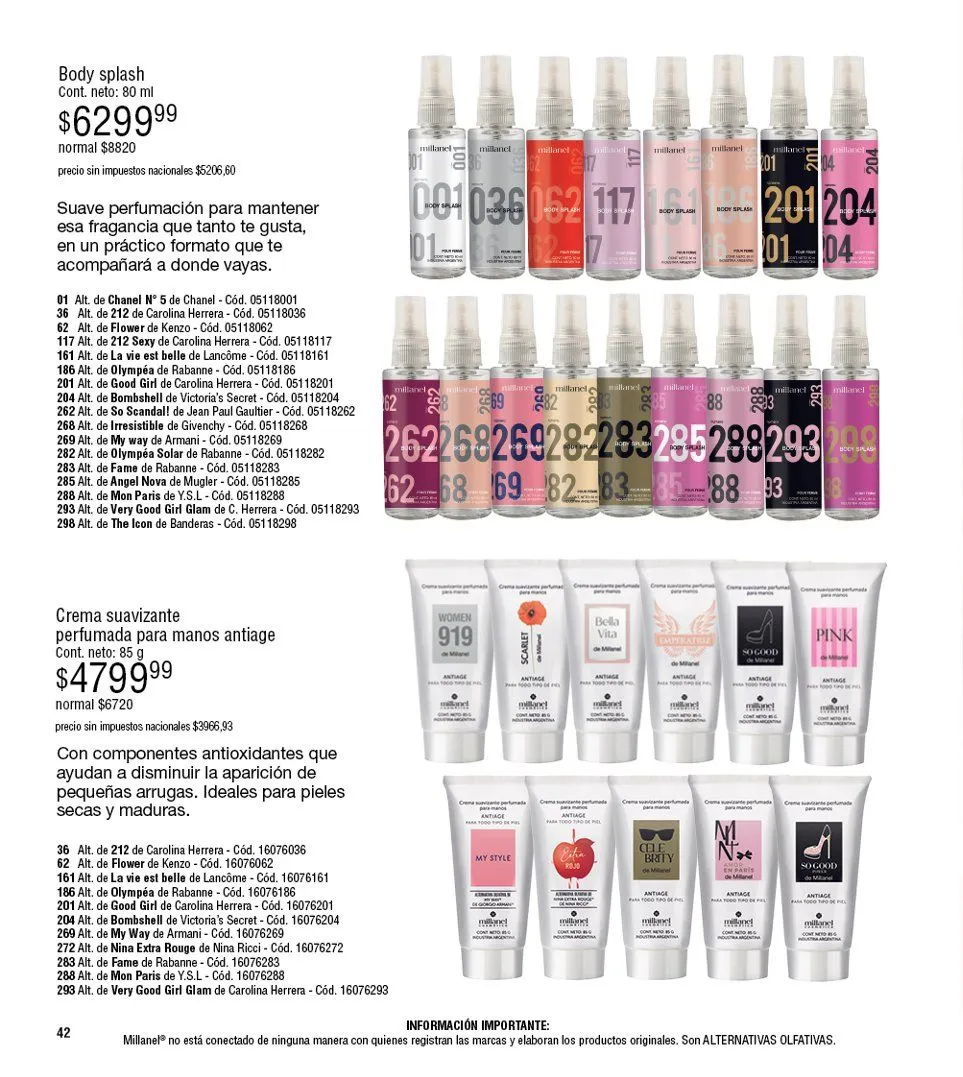 Ofertas de  Ofertas Millanel  27 de abril al 24 de mayo 2026 - Página 42 del catálogo