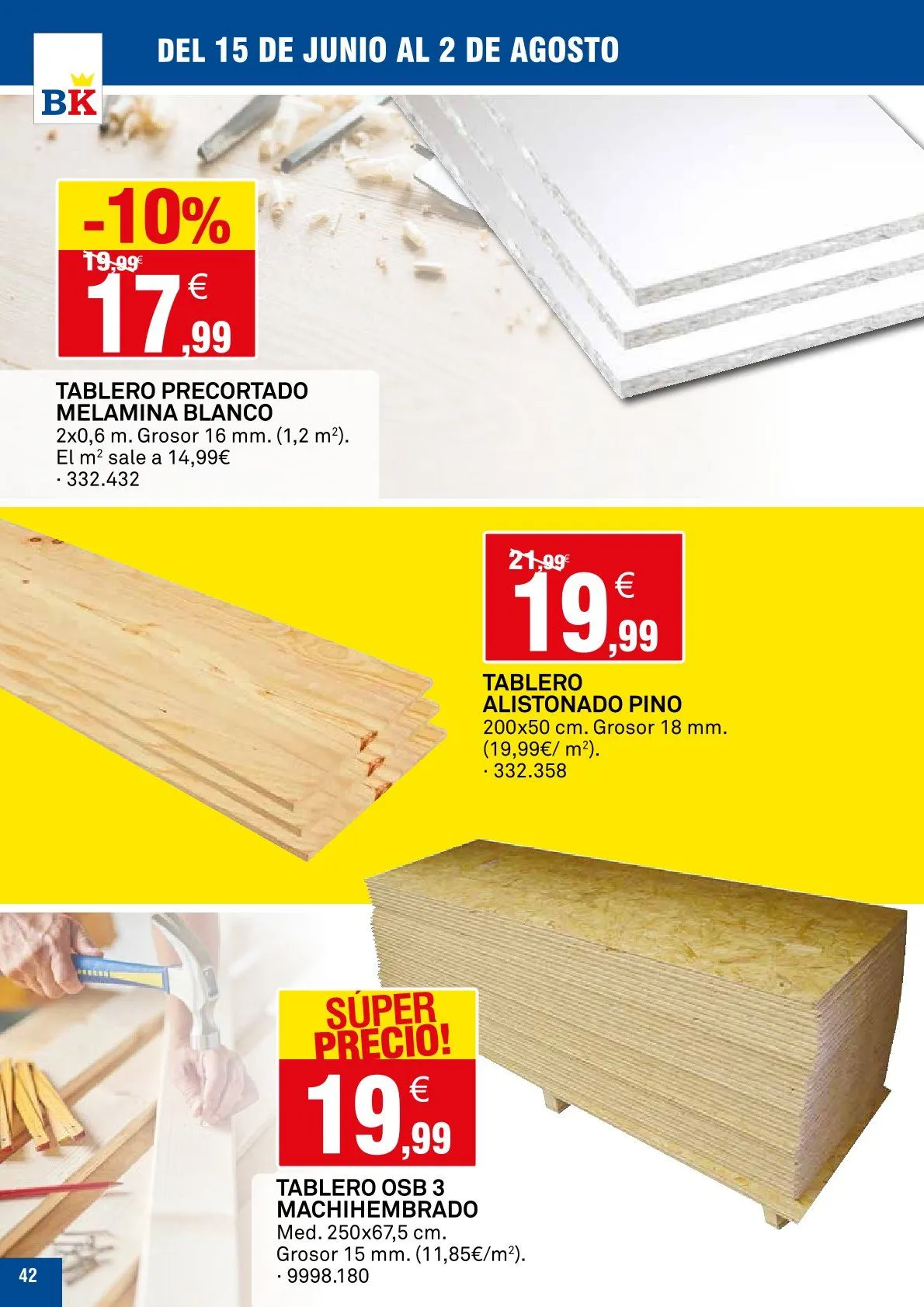 Catálogo de Bricoking Ofertas 15 de junio al 2 de agosto 2026 - Página 42