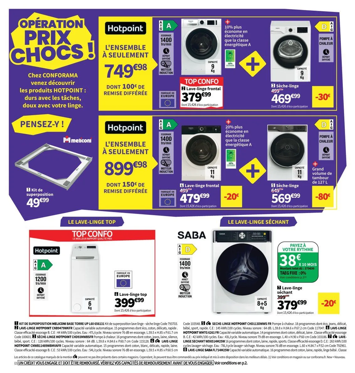 Catalogues Conforama du 28 octobre au 25 décembre 2025 - Catalogue page 42