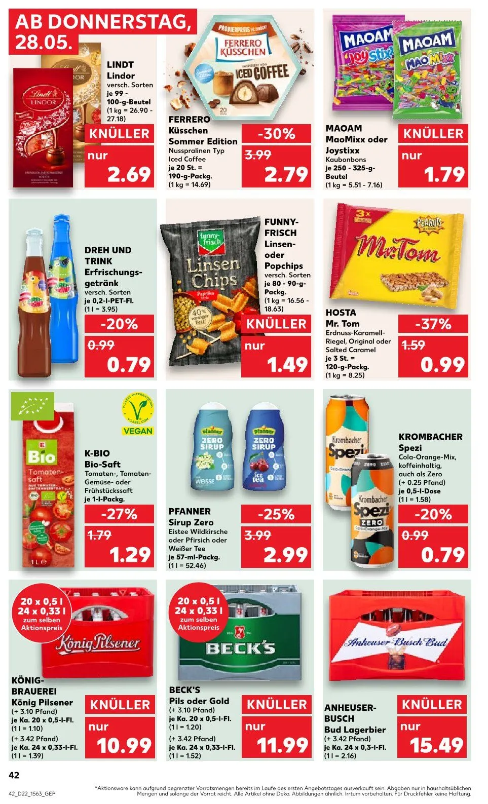 Kaufland Prospekte von 28. Mai bis 3. Juni 2026 - Prospekt seite 42
