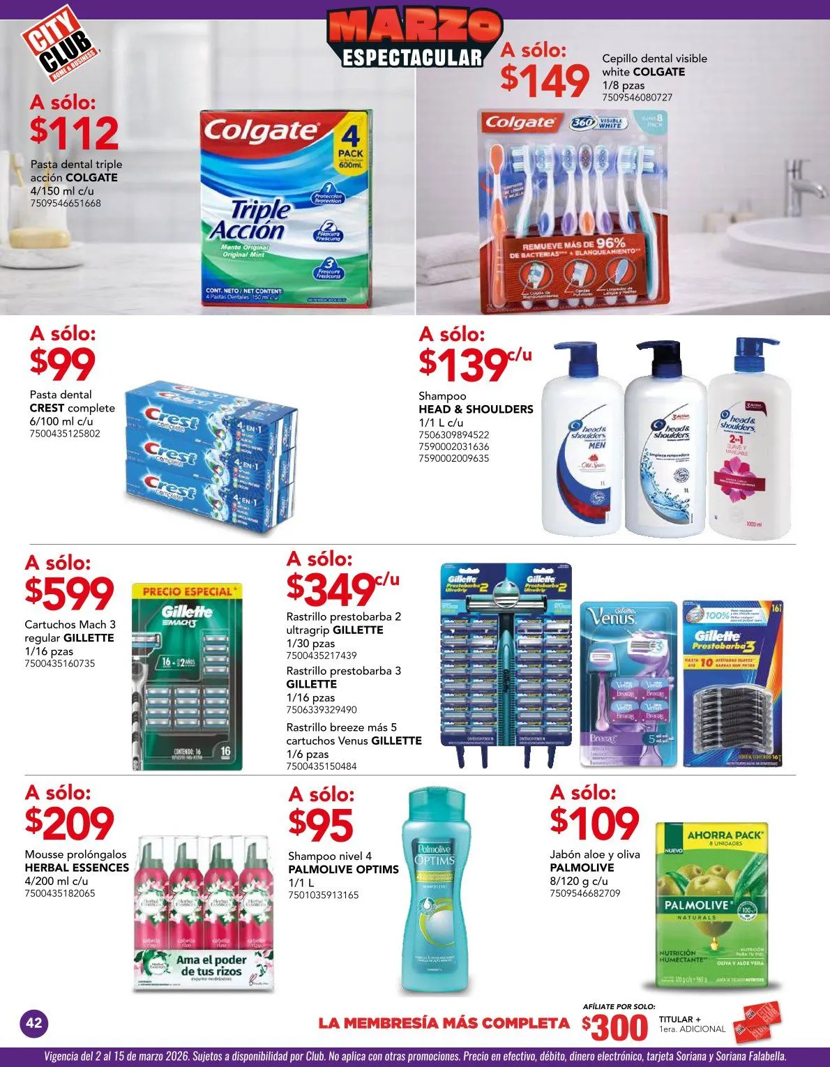 Catálogo de Ofertas City Club 2 de marzo al 31 de marzo 2026 - Pagina 42