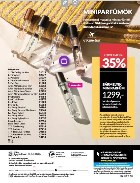 Katalógus Avon legfrissebb ajánlatai július 1.-tól július 31.-ig 2025. - Oldal 41