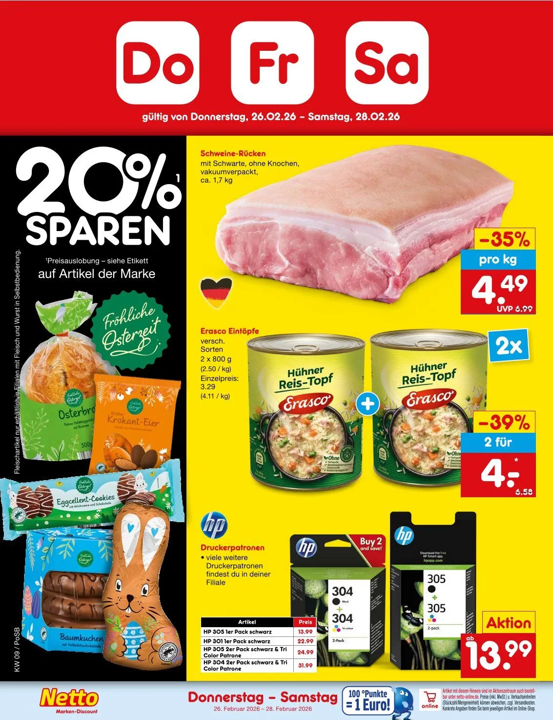 Netto Marken-Discount Prospekte von 23. Februar bis 28. Februar 2026 - Prospekt seite 42