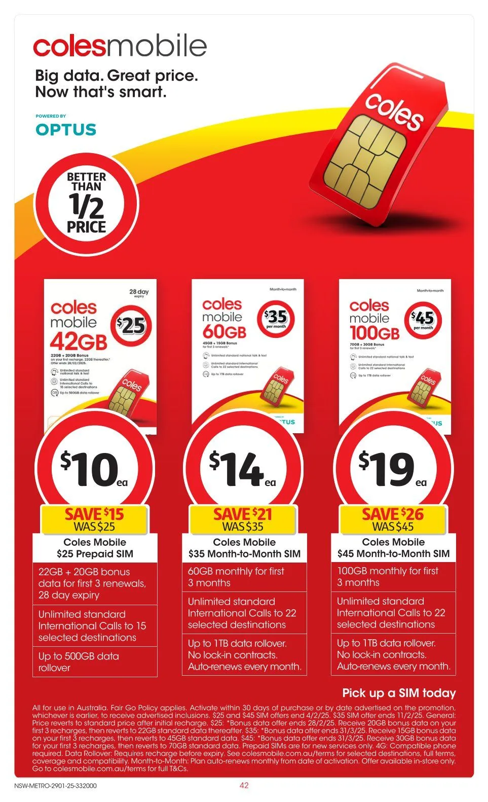 Coles Deals - Catalogue valid from 29 January to 4 February 2025 - page 42