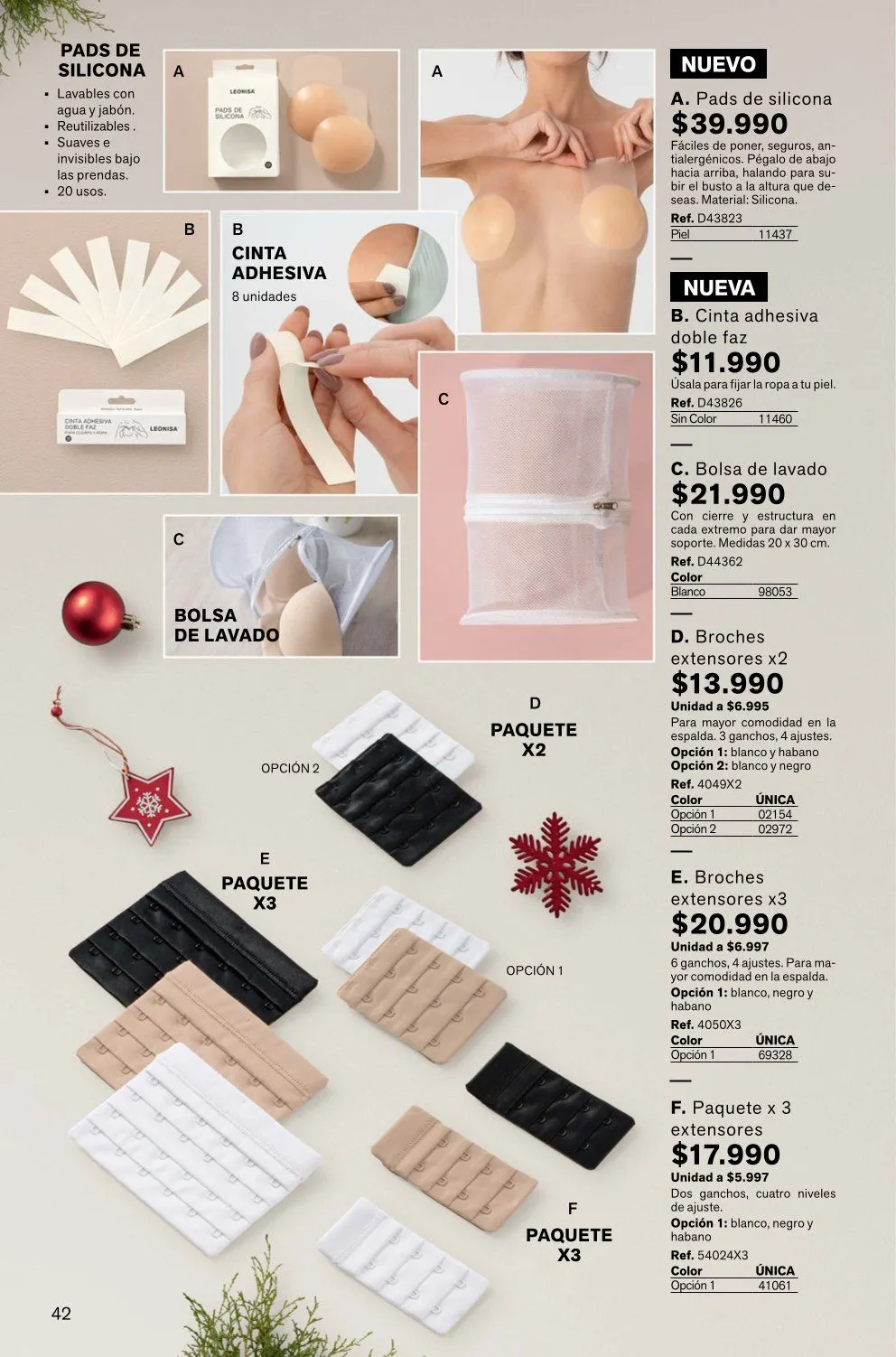 Catalogo de Leonisa Ofertas de Folletos 22 de noviembre al 31 de diciembre 2024 - Pag 42