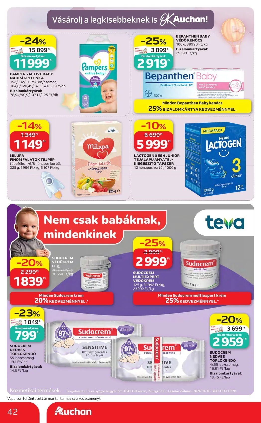 Katalógus Auchan legfrissebb ajánlatai május 28.-tól június 10.-ig 2026. - Oldal 42