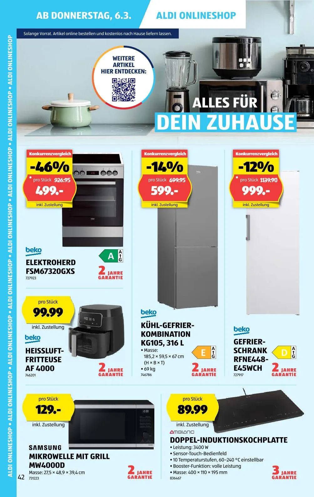Aldi Prospekt von 6. März bis 12. März 2025 - Prospekt seite  42