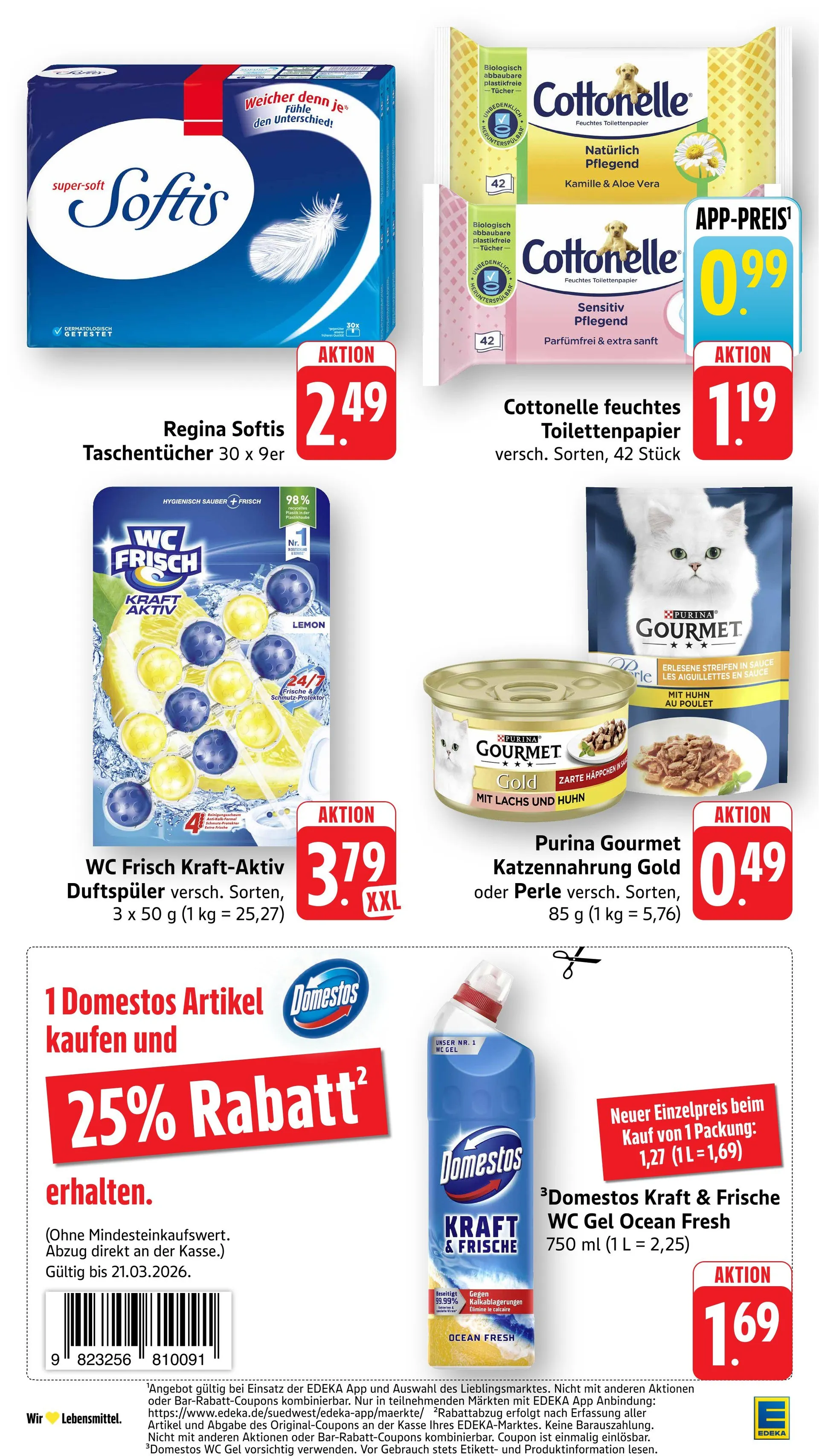 Edeka Prospekte von 16. März bis 21. März 2026 - Prospekt seite 42