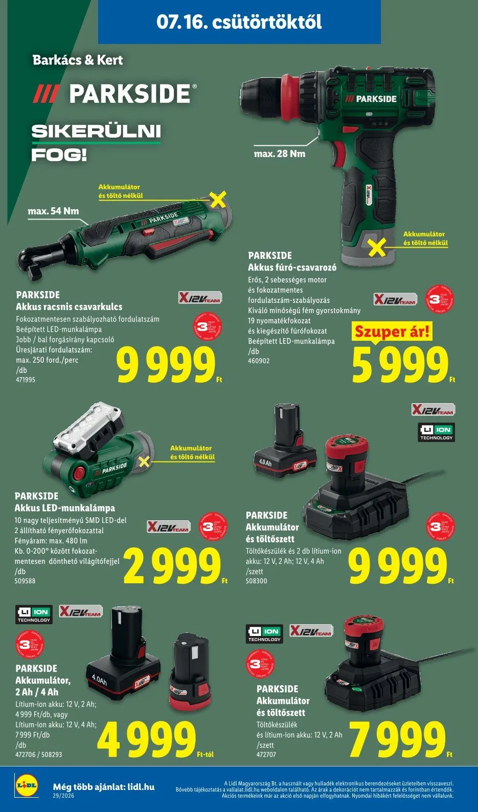 Katalógus Lidl július 16.-tól július 22.-ig 2026. - Oldal 43