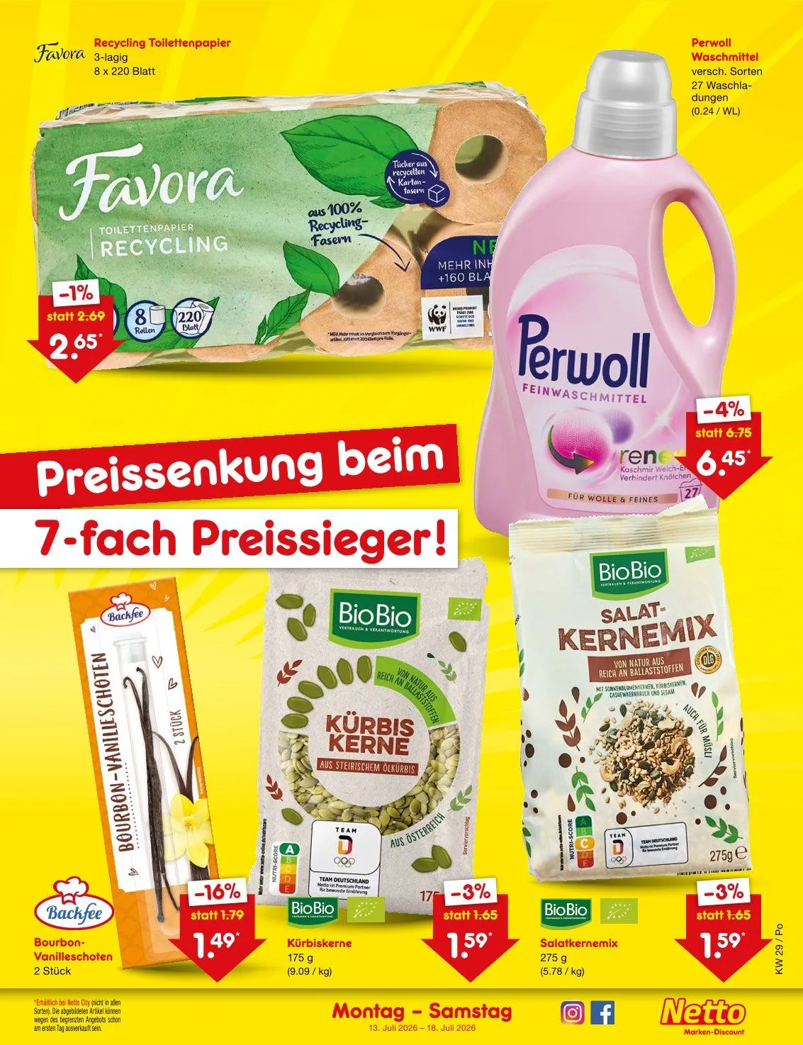 Netto Marken-Discount Folders van 13 juli tot 18 juli 2026 - Folder pagina 43