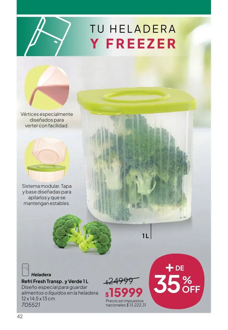Ofertas de  Ofertas Tupperware  9 de junio al 30 de junio 2026 - Página 42 del catálogo