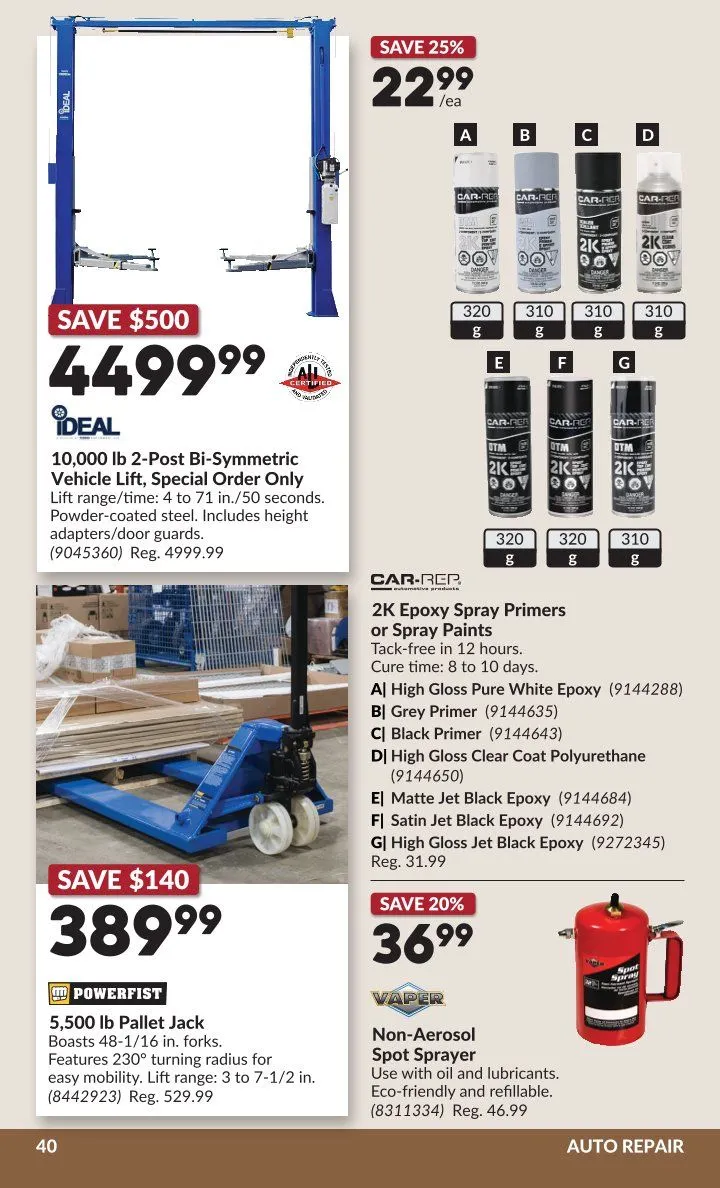 Princess Auto Sales from April 7 to April 19 2026 - flyer page 43