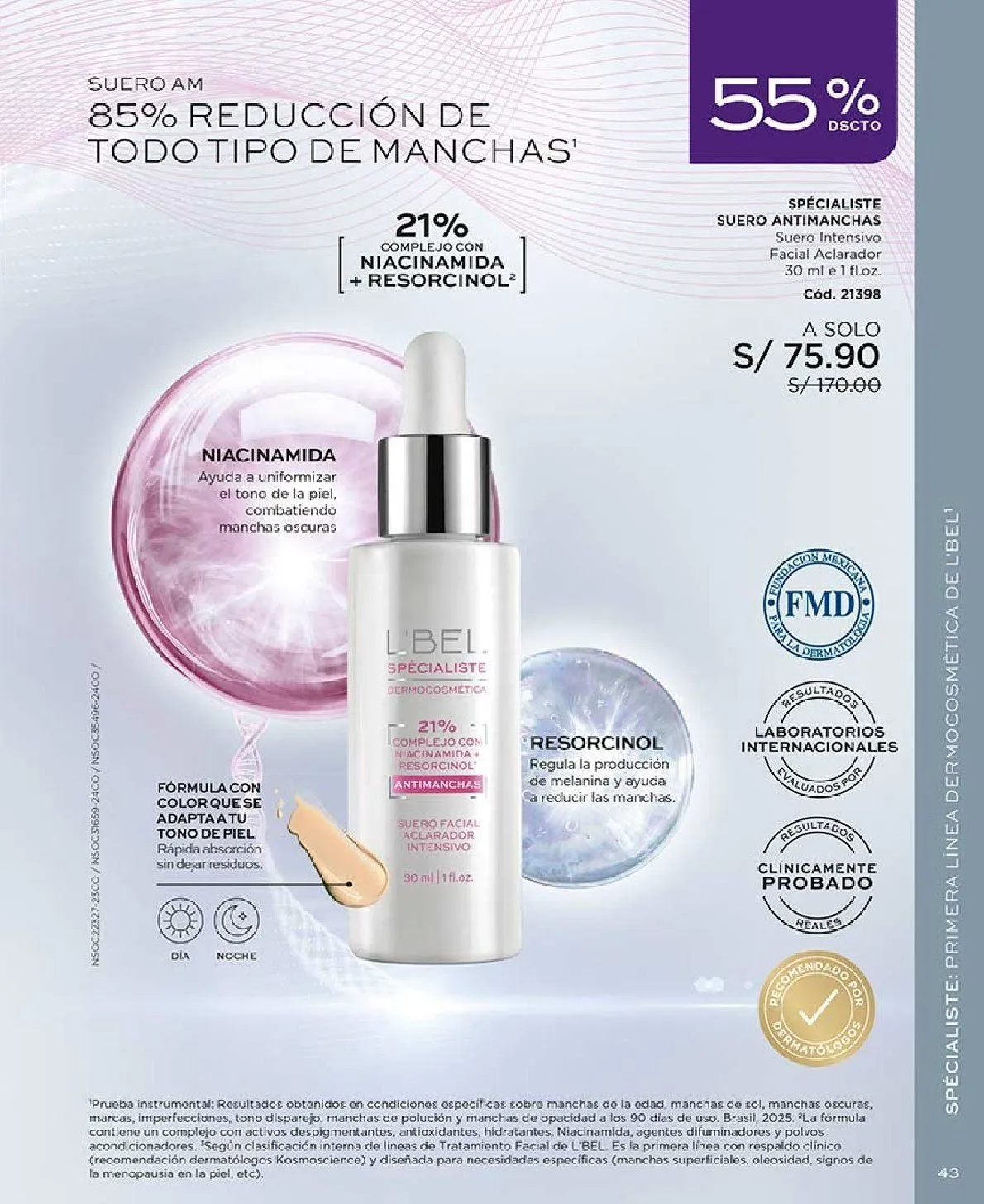 Catalogo de  L'Bel Ofertas 24 de julio al 31 de julio 2026 - Pag 43