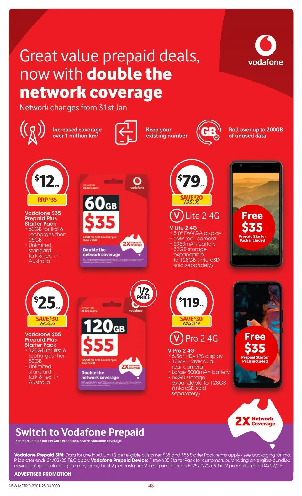 Coles Deals - Catalogue valid from 29 January to 4 February 2025 - page 43