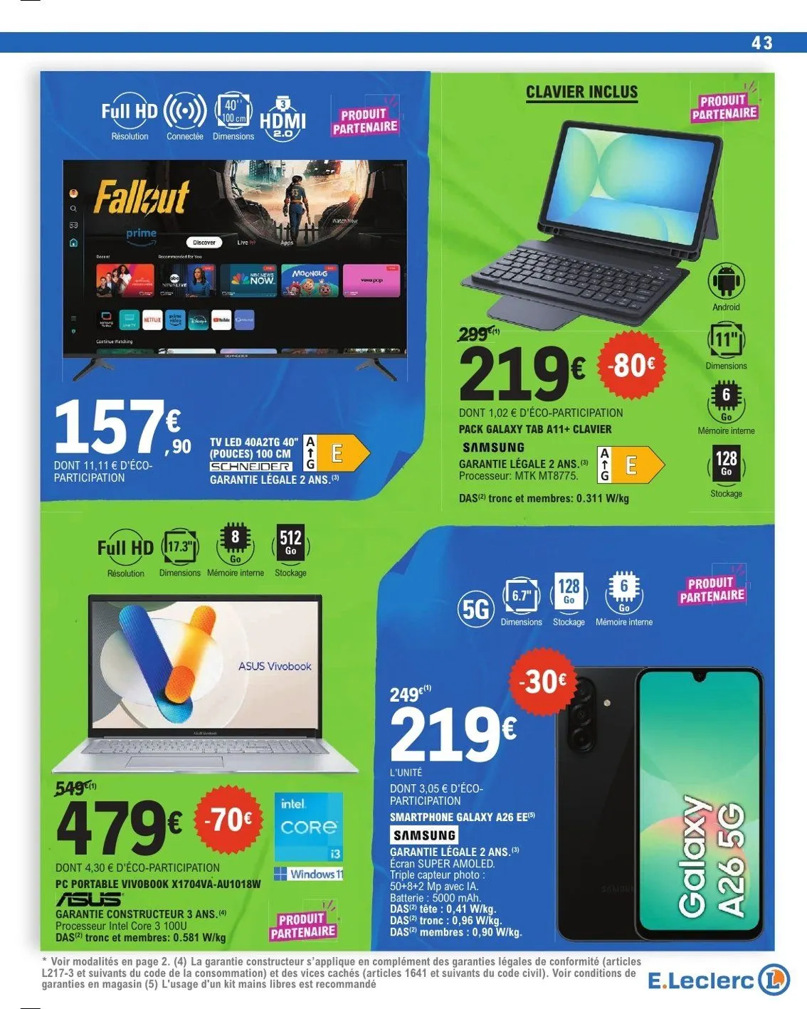 Catalogues E.Leclerc du 21 avril au 2 mai 2026 - Catalogue page 43