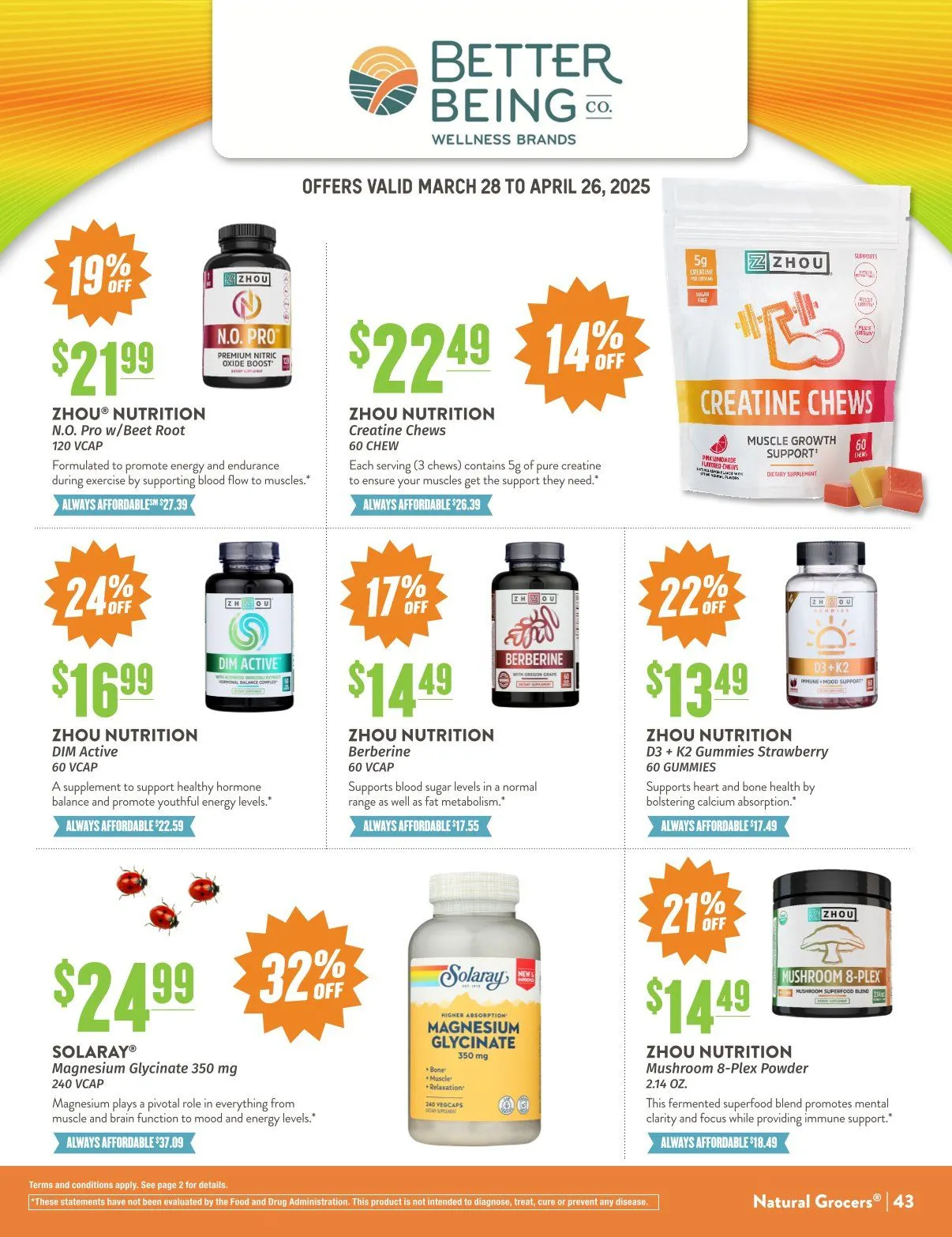 Weekly ad Natural Grocers Deals from April 4 to April 30 2025 - Page 6