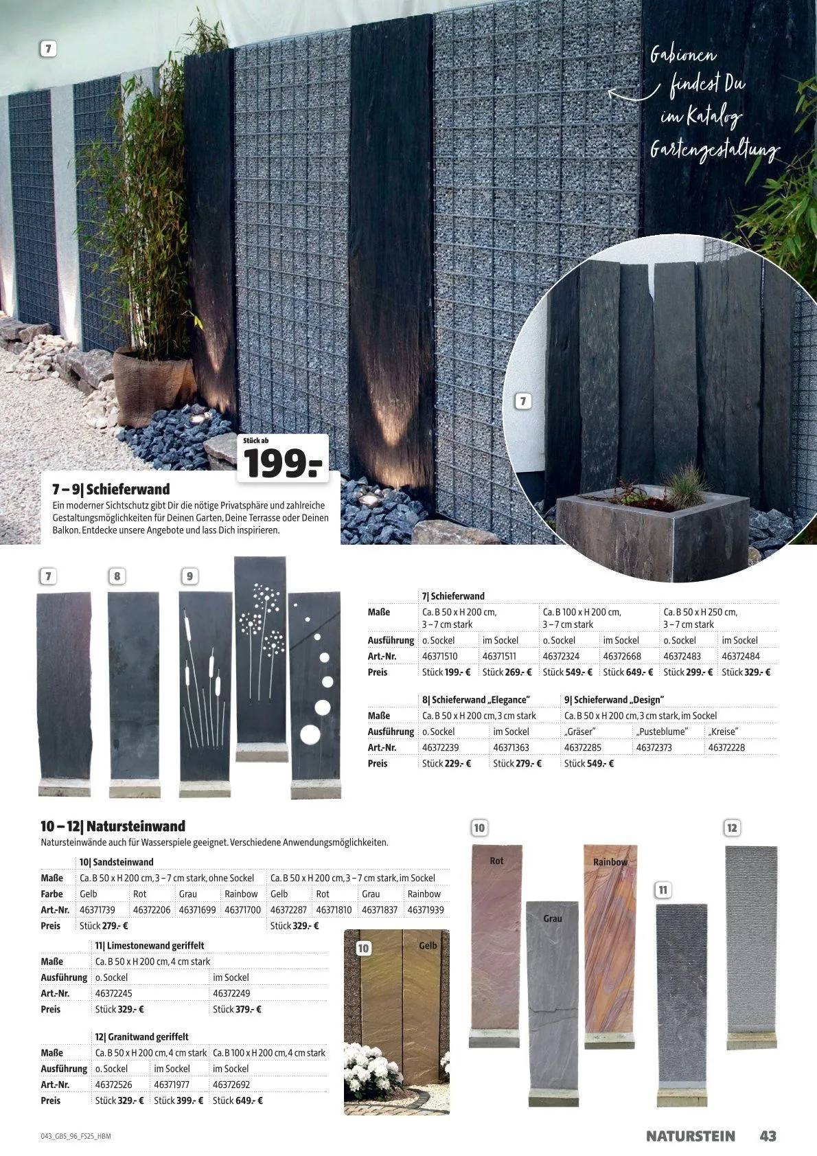 Hagebau Prospekt von 21. Mai bis 31. Dezember 2025 - Prospekt seite 43