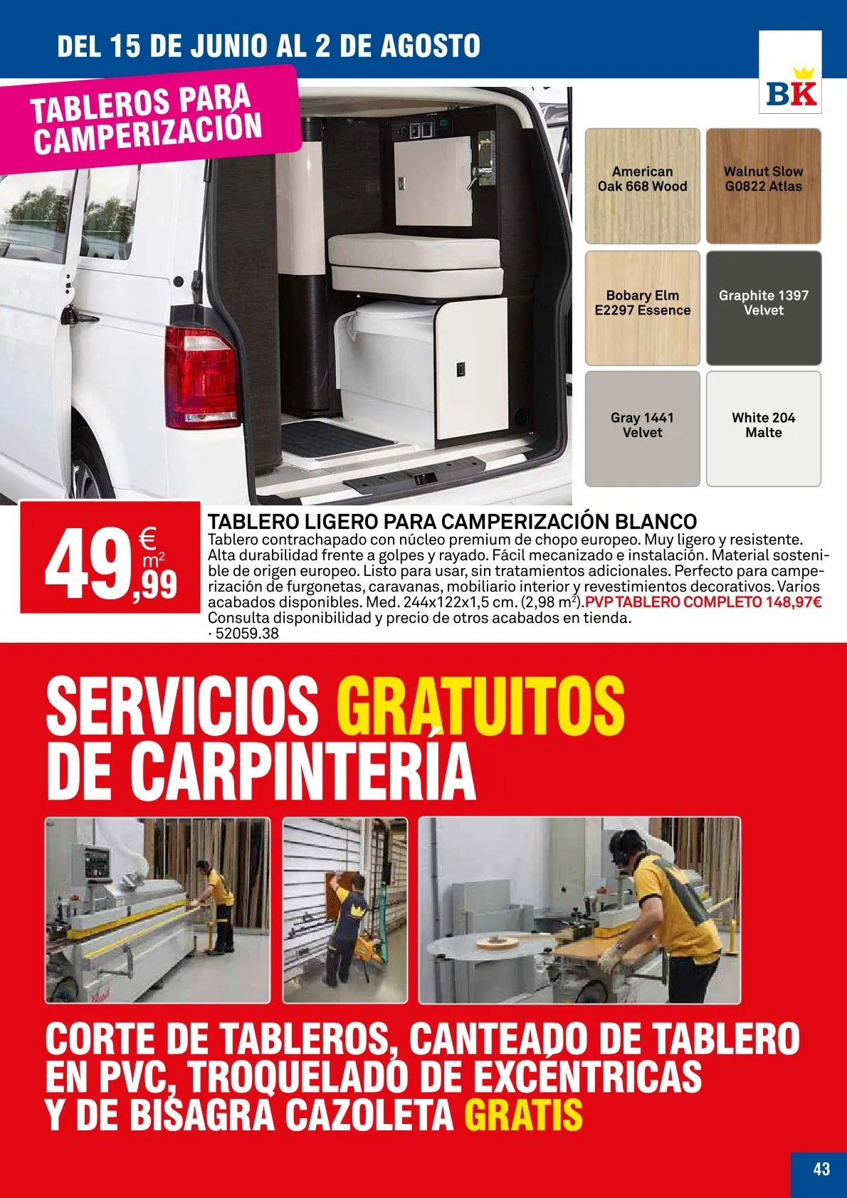 Catálogo de Bricoking Ofertas 15 de junio al 2 de agosto 2026 - Página 43