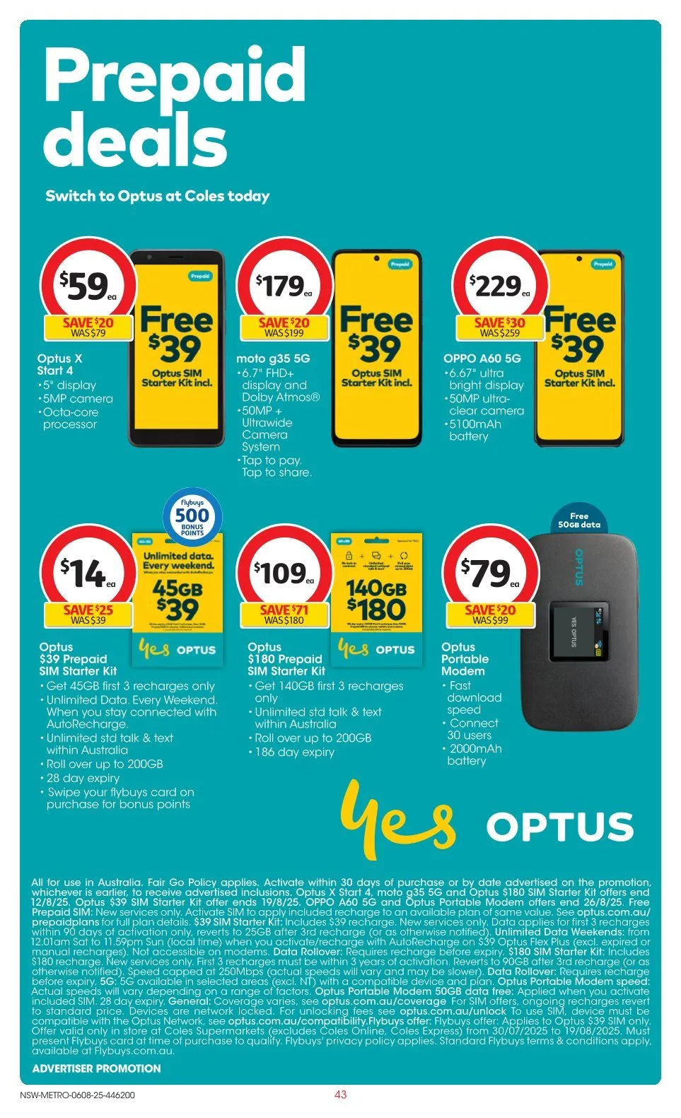 Coles catalogues - Catalogue valid from 6 August to 12 August 2025 - page 46
