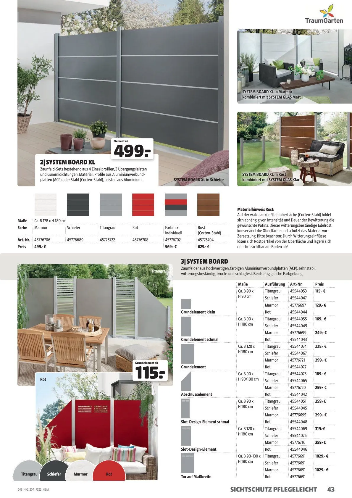 Hagebau Prospekt von 21. Mai bis 31. Dezember 2025 - Prospekt seite 43