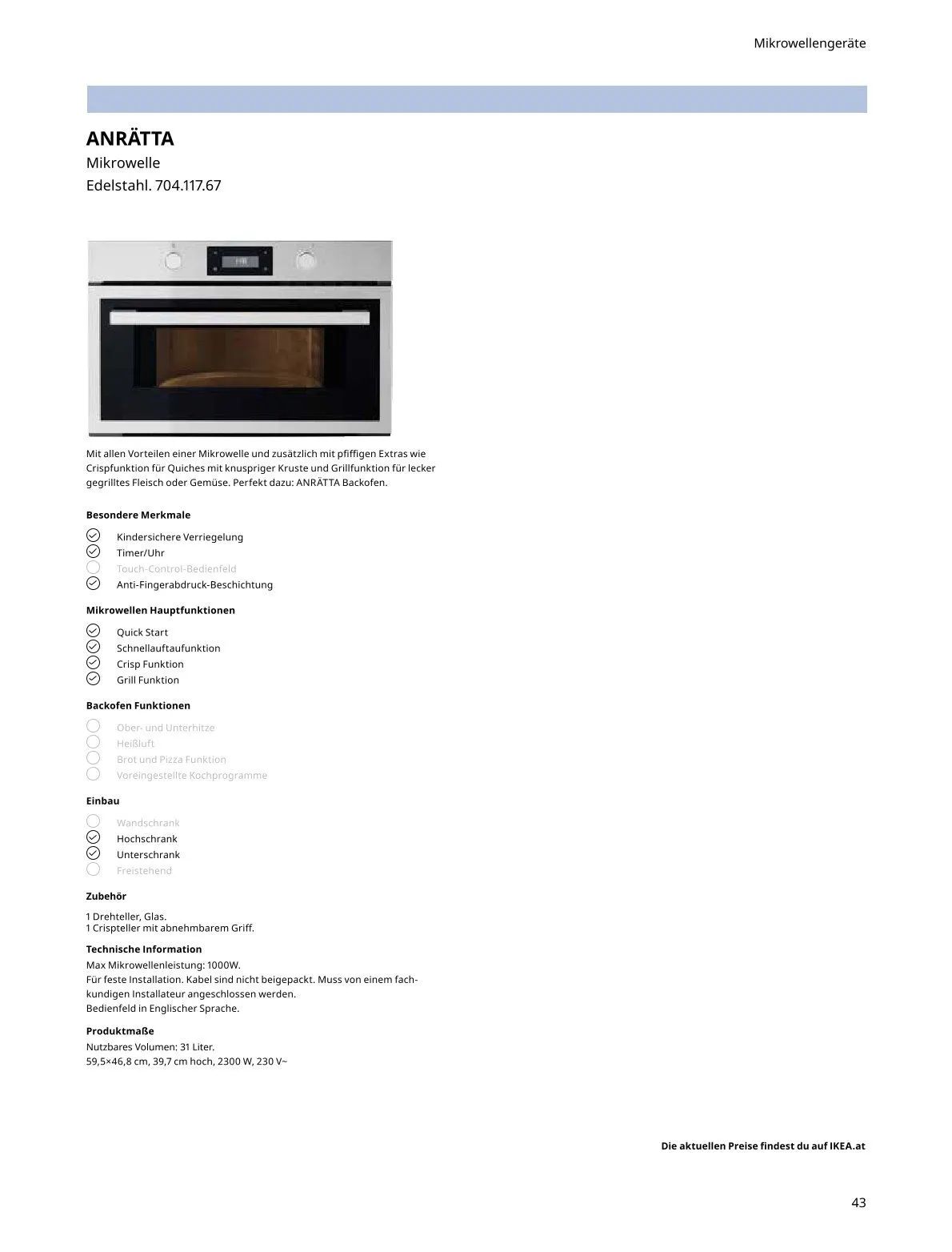  IKEA Prospekte von 15. Mai bis 31. Juli 2026 - Flugblätt seite  43