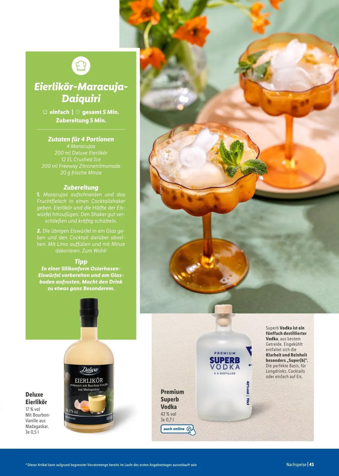 Lidl Prospekt von 25. März bis 20. April 2025 - Prospekt seite 43