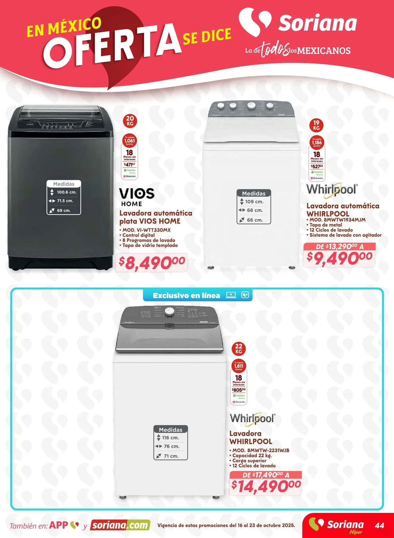 Catálogo de  Soriana Ofertas 16 de octubre al 29 de octubre 2025 - Pagina 43