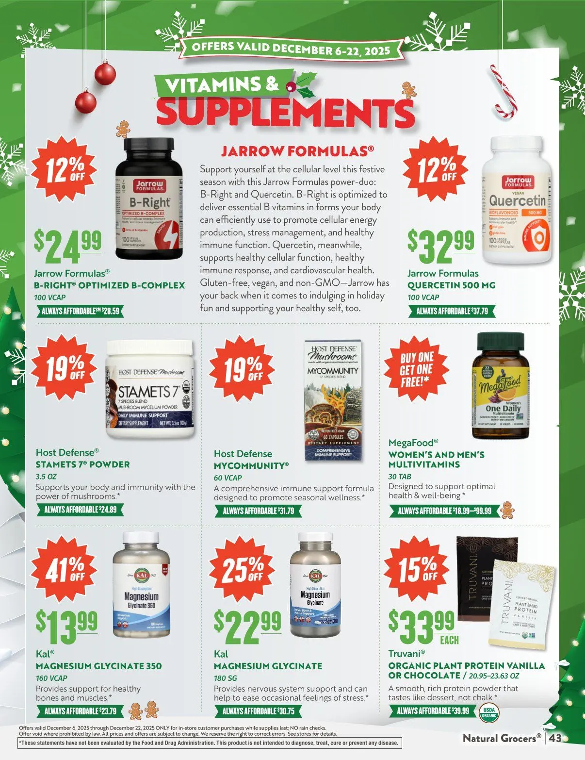 Weekly ad Natural Grocers Sales from December 6 to December 12 2025 - Page 43