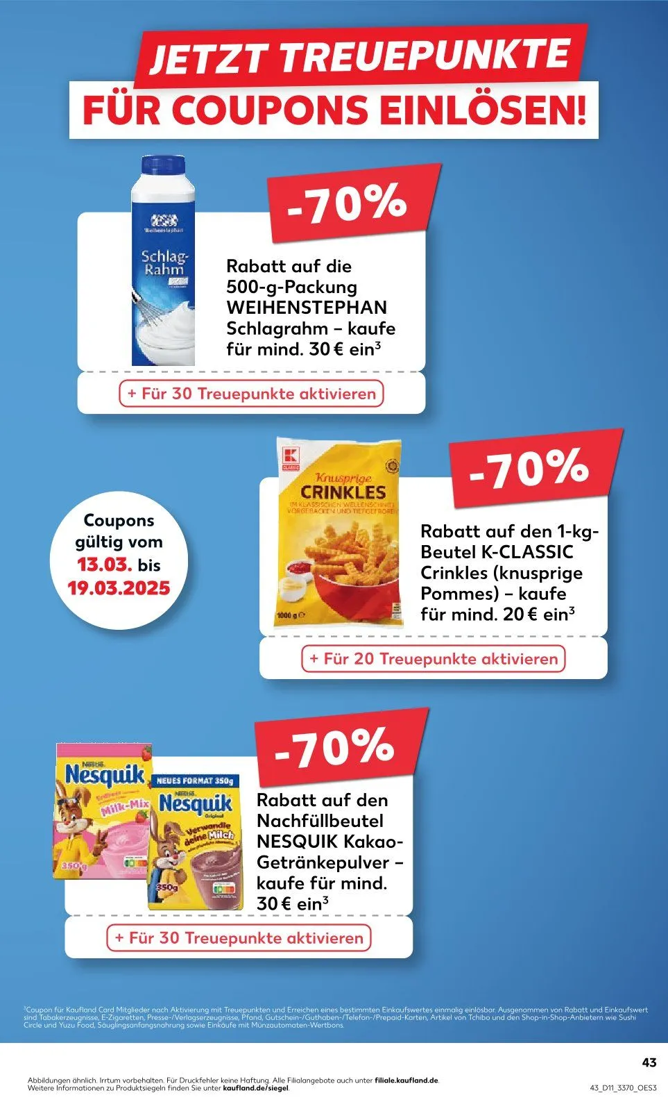 Kaufland Prospekt von 13. März bis 19. März 2025 - Prospekt seite 43