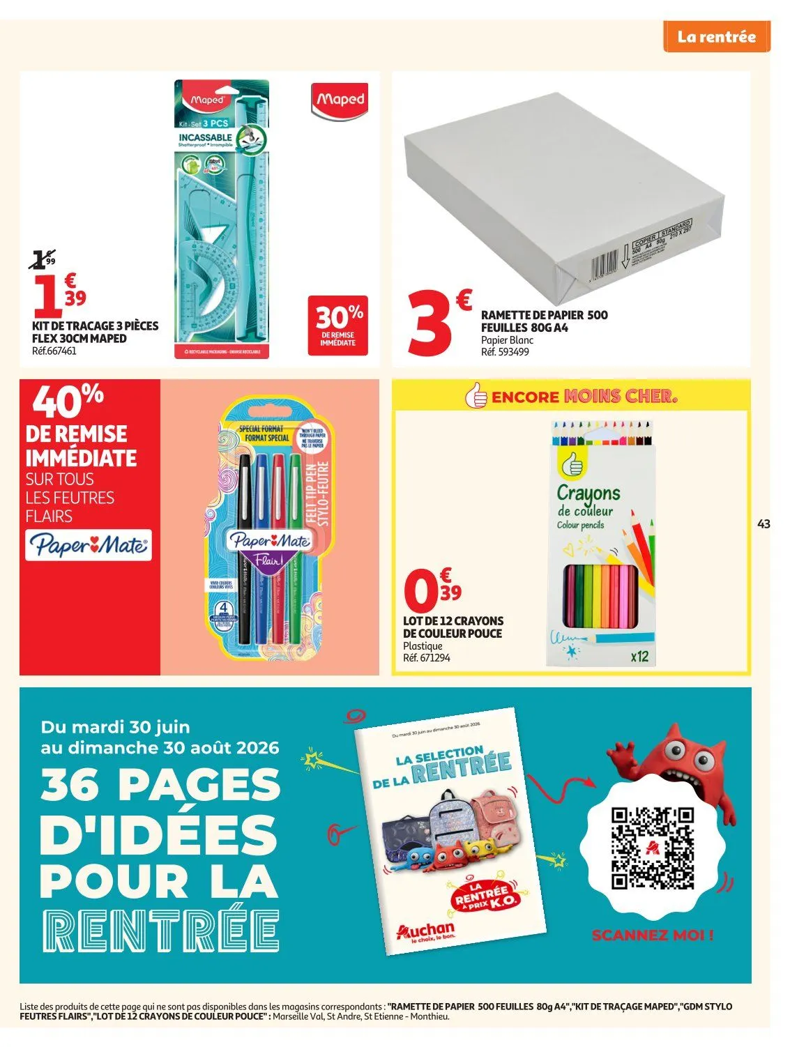 Catalogues Auchan du 21 juillet au 2 août 2026 - Catalogue page 43