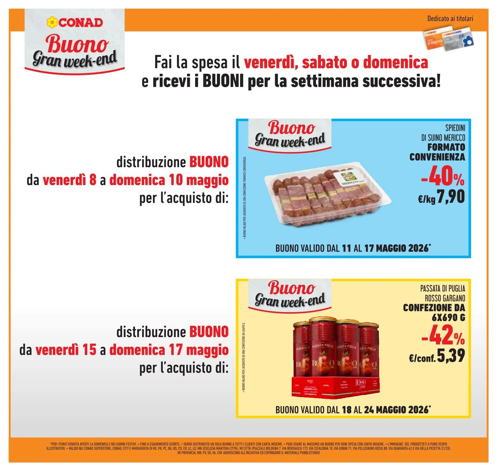Volantini Conad da 6 maggio a 19 maggio di 2026 - Pagina del volantino 43