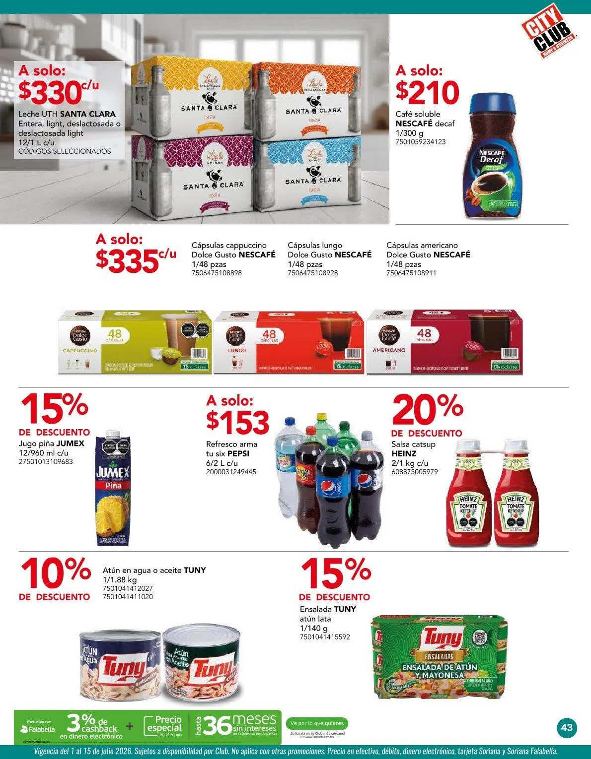 Catálogo de City Club Ofertas 1 de julio al 31 de julio 2026 - Pagina 43