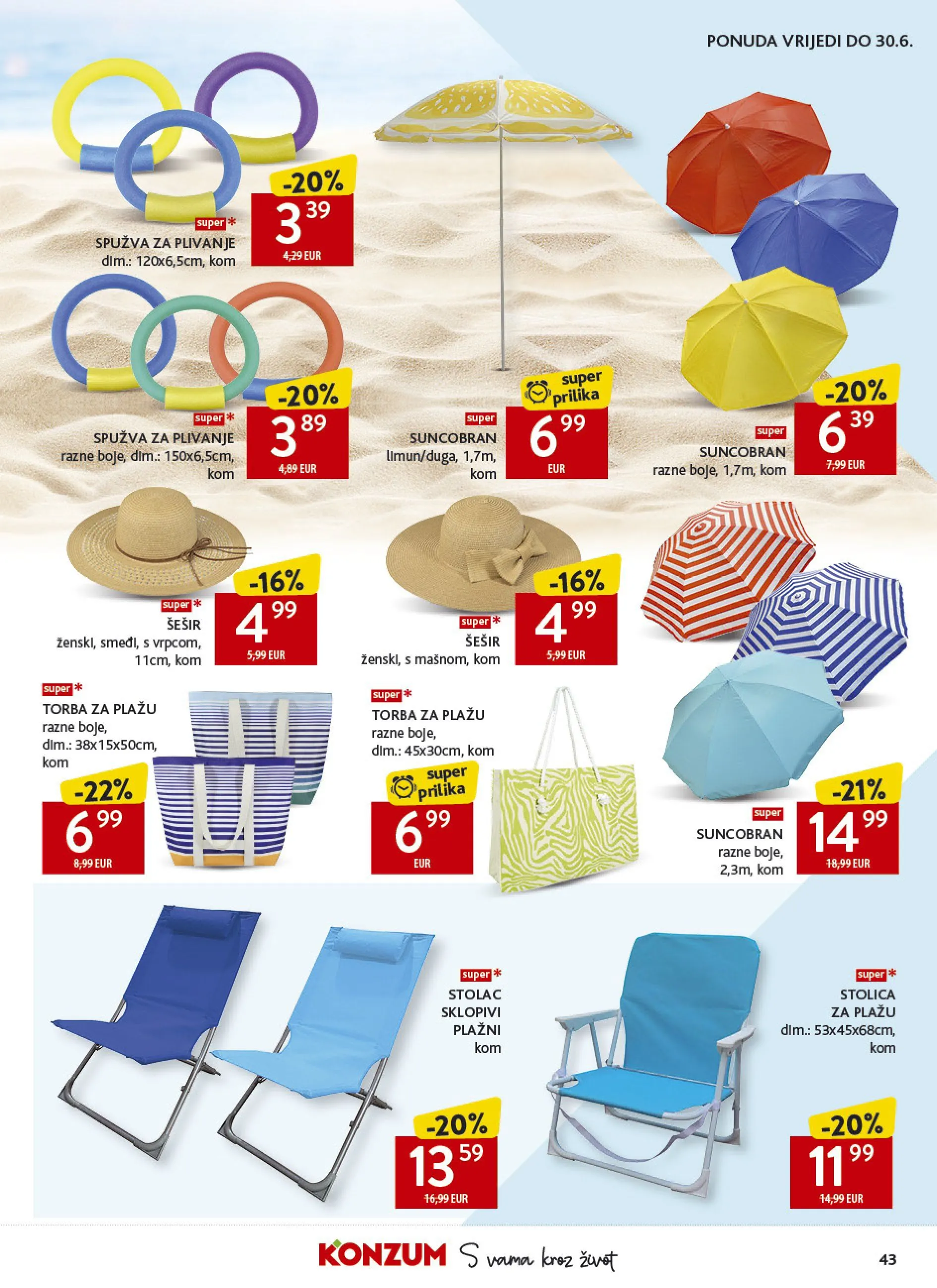 Katalog KONZUM od 17. lipnja do 23. lipnja 2026. - Pregled Stranica 43