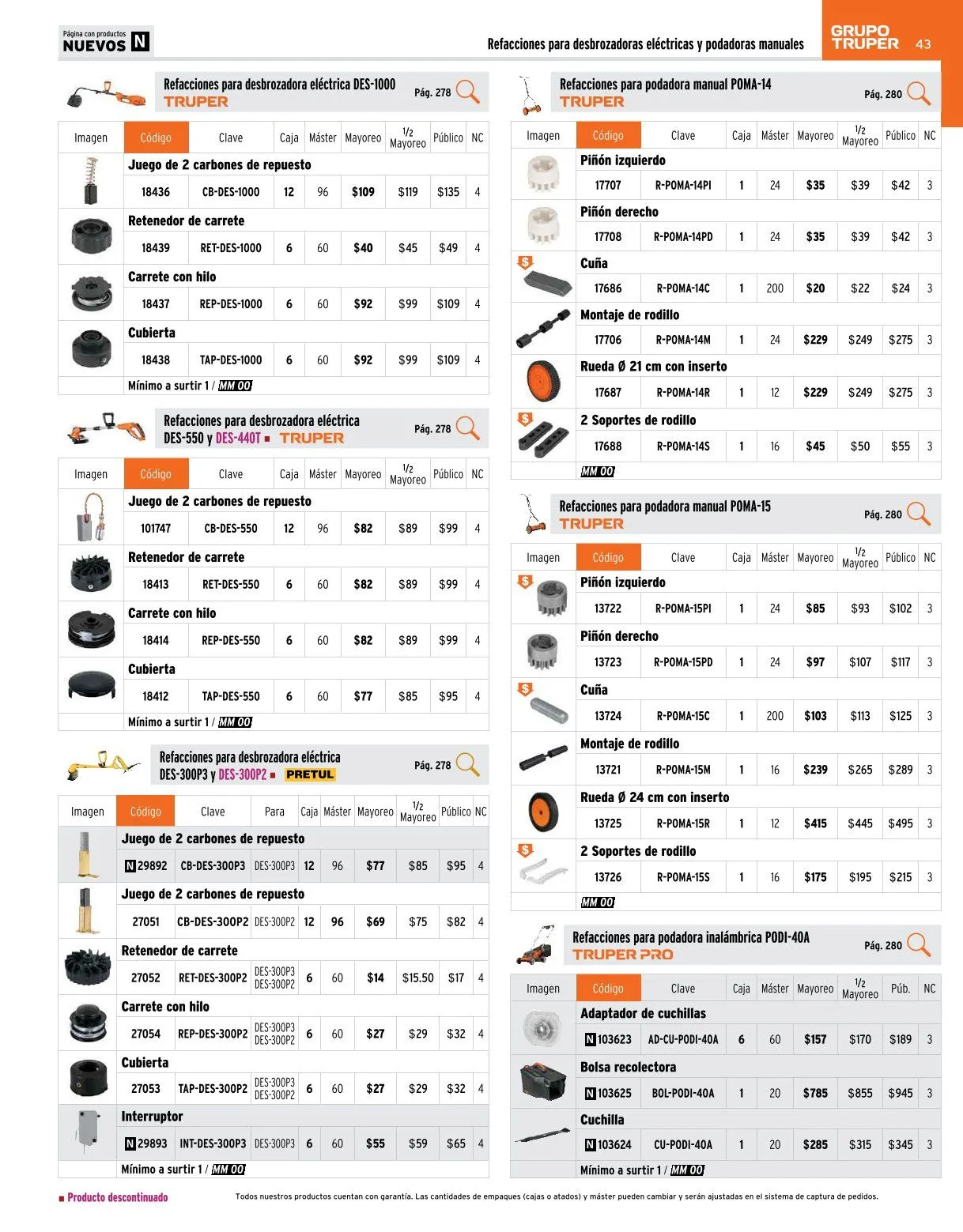 Catálogo de Truper catálogos y ofertas 20 de marzo al 30 de mayo 2026 - Pagina 43