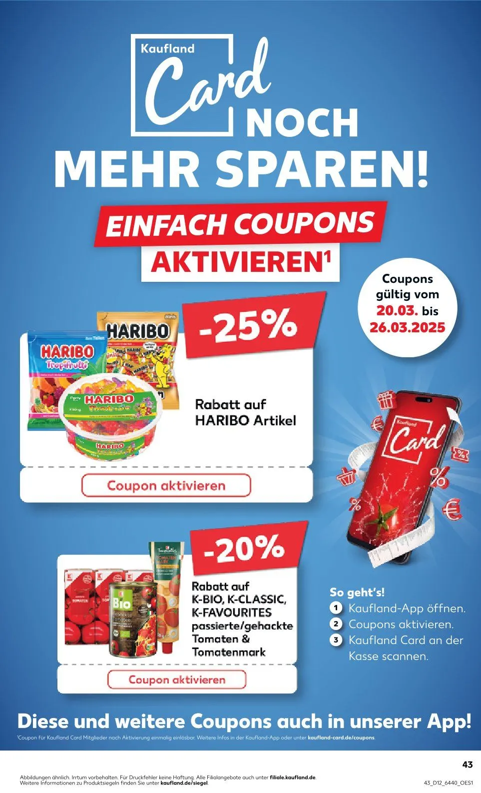 Kaufland Prospekt von 20. März bis 26. März 2025 - Prospekt seite 43