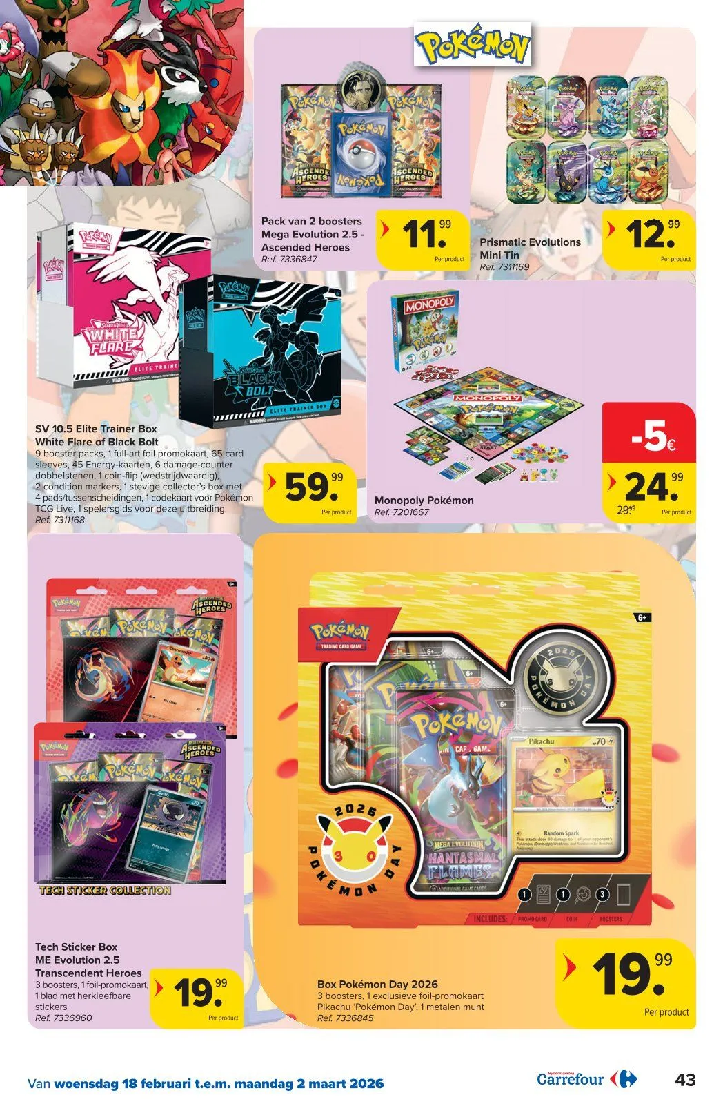Laatste aanbiedingen in Carrefour folders van 18 februari tot 2 maart 2026 - folder pagina 43