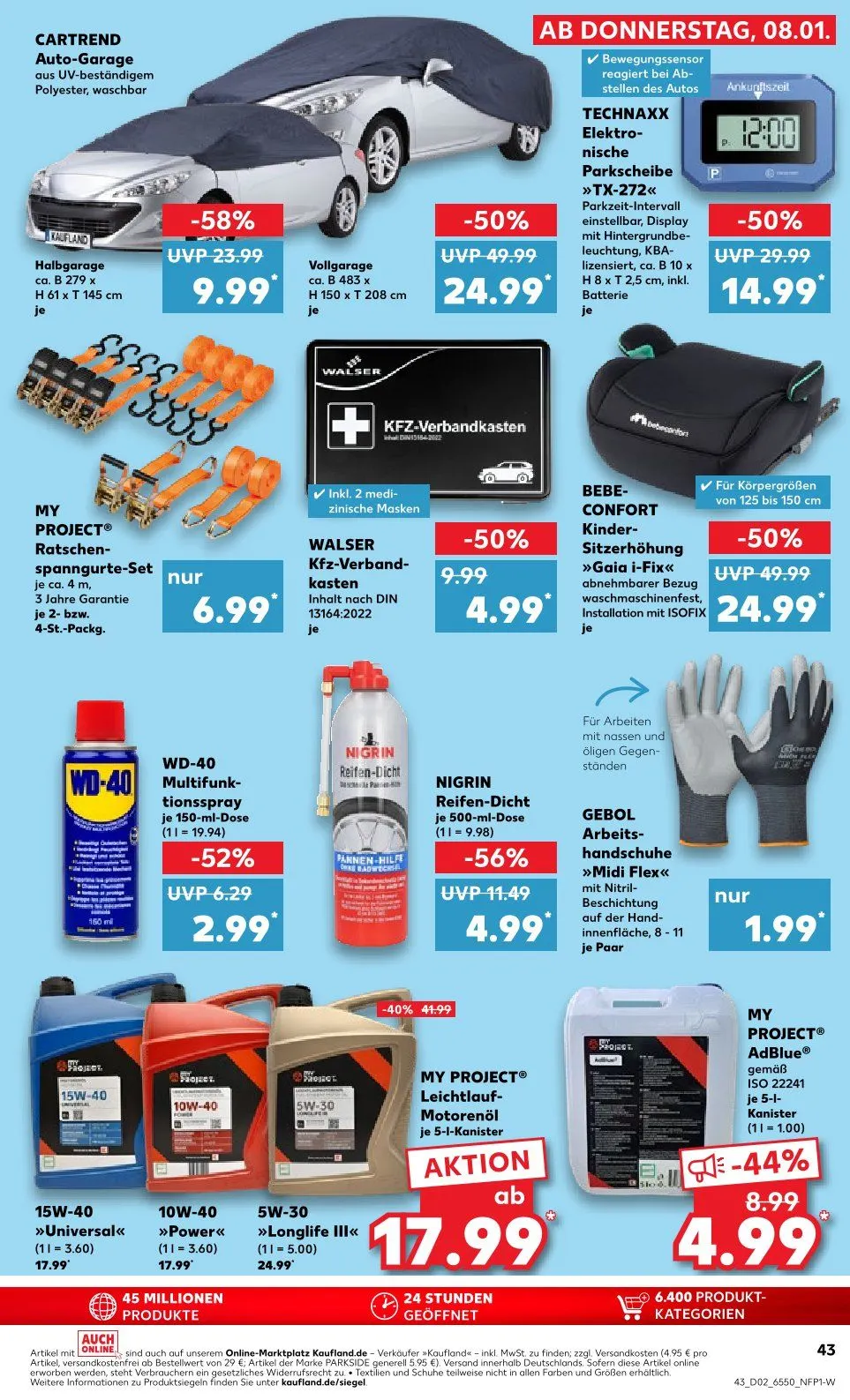 Kaufland Duitsland prospeckt van 8 januari tot 14 januari 2026 - Folder pagina 43