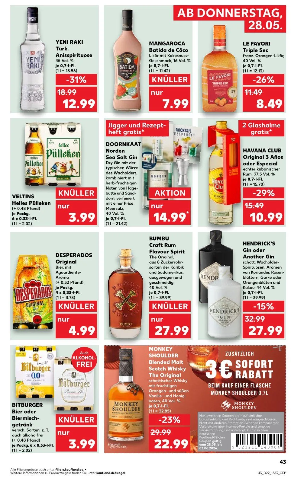 Kaufland Prospekte von 28. Mai bis 3. Juni 2026 - Prospekt seite 43