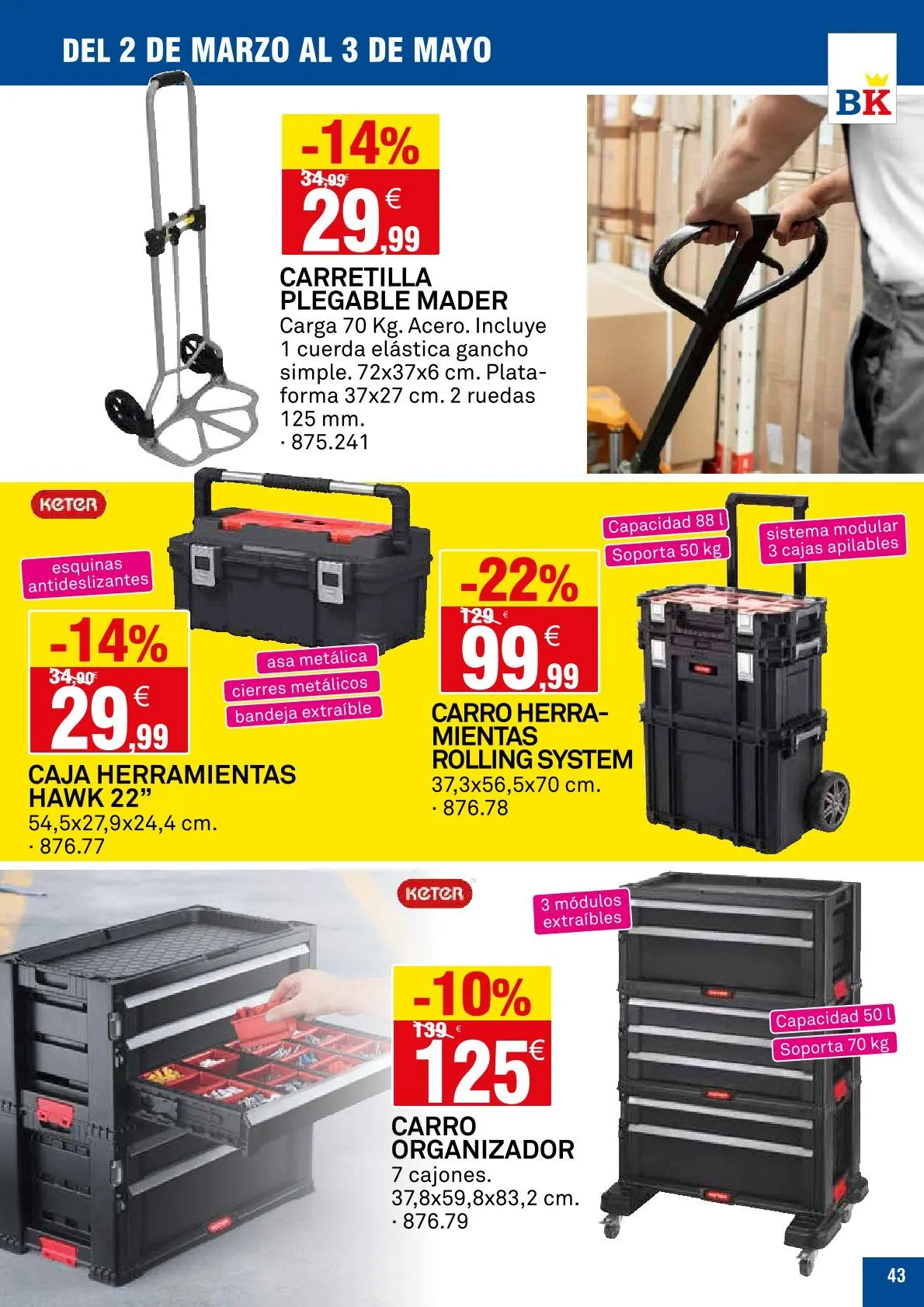 Catálogo de Bricoking Ofertas 2 de marzo al 3 de marzo 2026 - Página 43