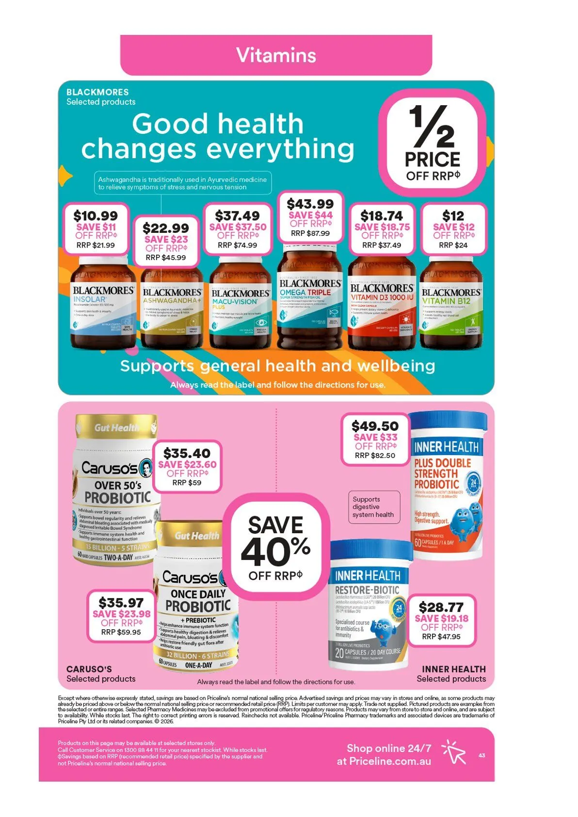 Priceline Sales - Catalogue valid from 1 July to 31 July 2026 - page 43