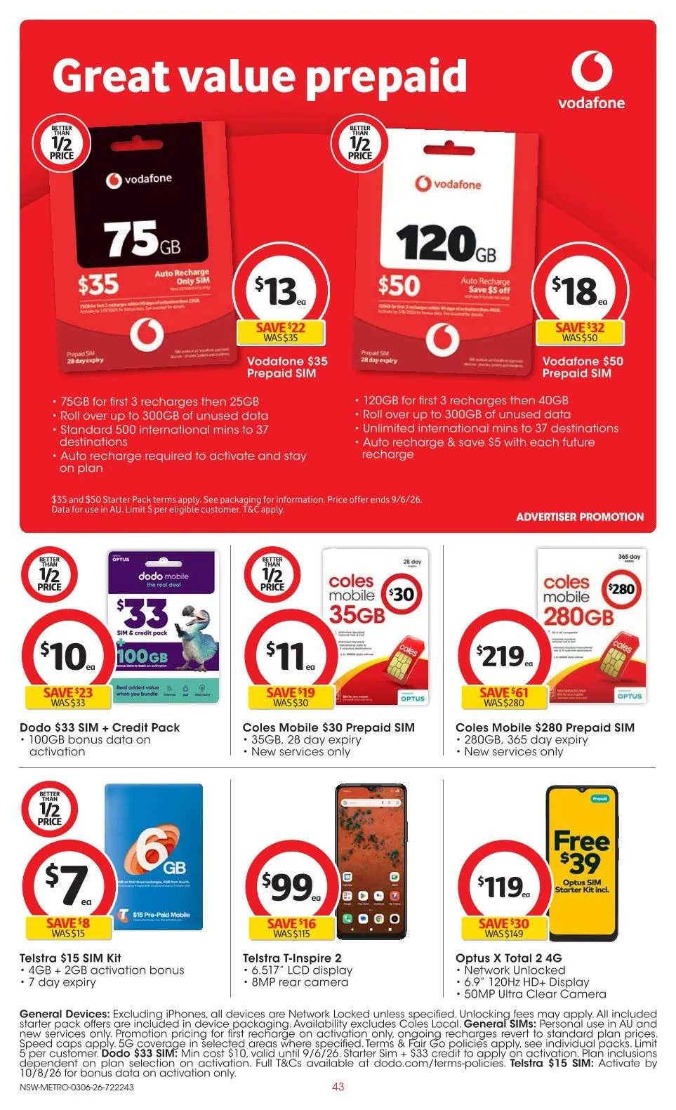 Coles - Catalogue valid from 3 June to 9 June 2026 - page 43