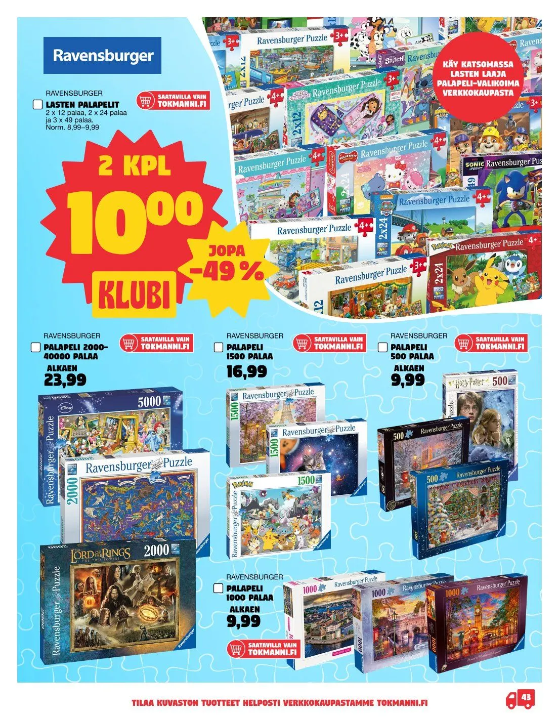  Tokmanni Tarjoukset voimassa alkaen 3. marraskuuta - 24. joulukuuta 2025 - Tarjouslehti sivu 43