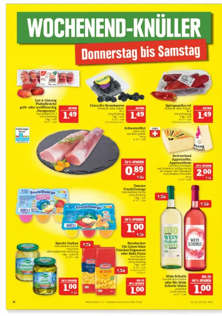 Aktueller Prospekt von MARKTKAUF von 22. Juni bis 28. Juni 2025 - Prospekt seite 42