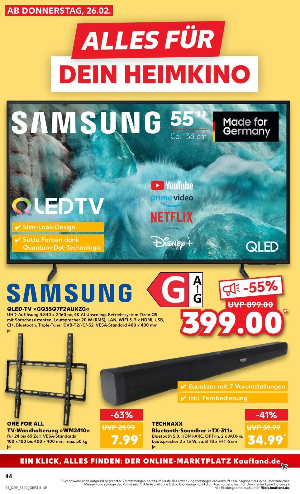 Kaufland Angebote von 27. Februar bis 4. März 2026 - Prospekt seite 44