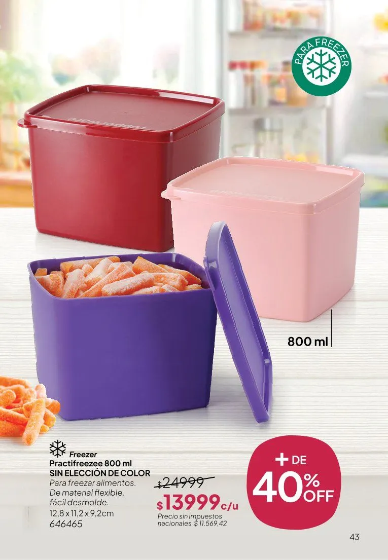 Ofertas de  Ofertas Tupperware  9 de junio al 30 de junio 2026 - Página 43 del catálogo