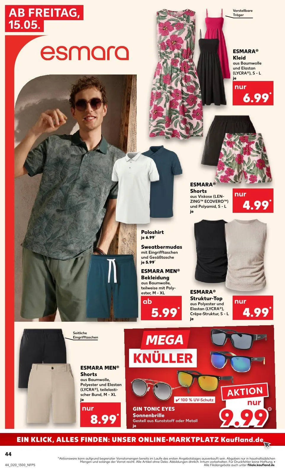  Kaufland Prospekte  von 15. Mai bis 20. Mai 2026 - Prospekt seite 44