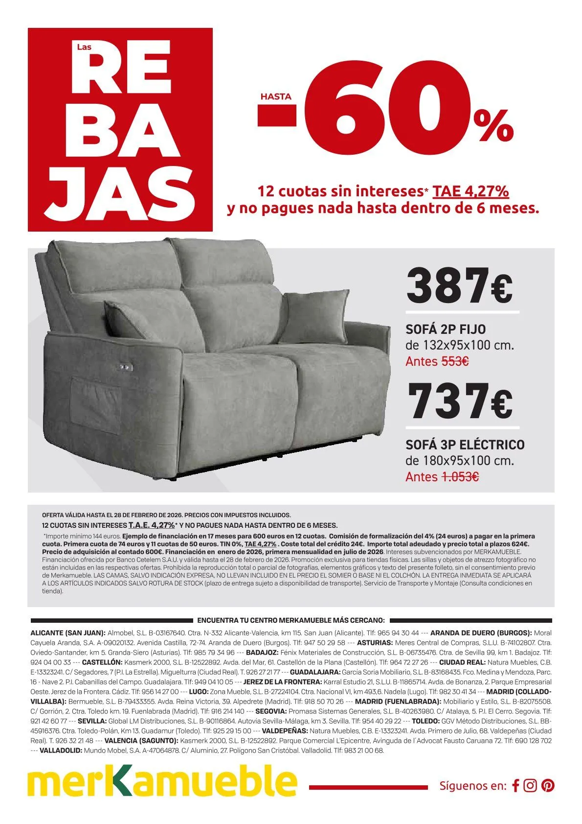 Catálogo de Merkamueble Ofertas 9 de abril al 19 de abril 2026 - Página 44
