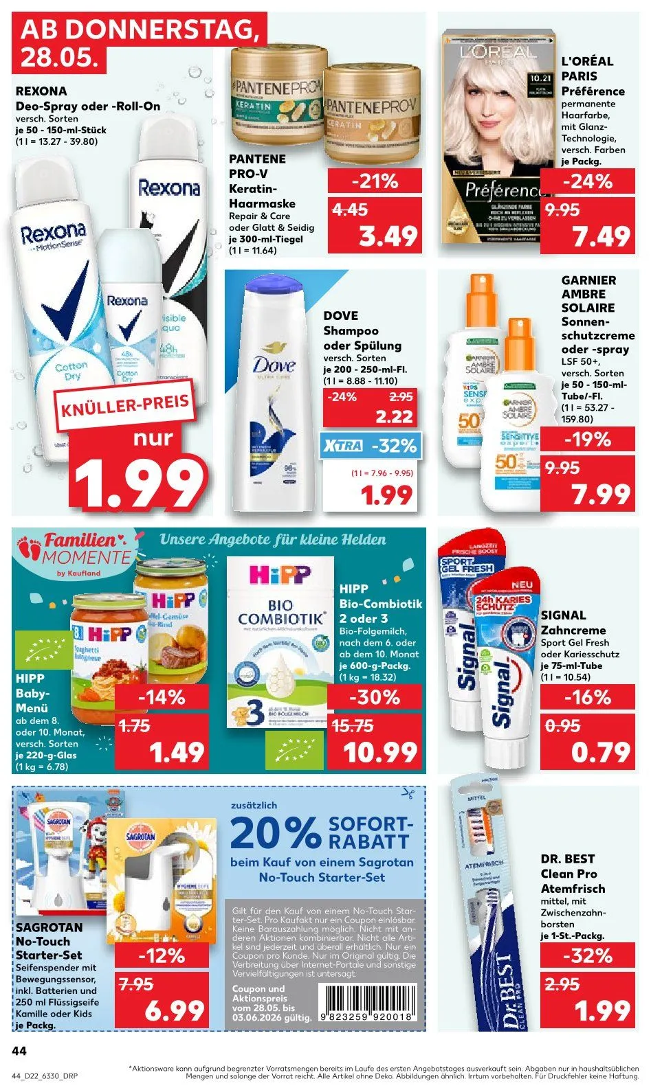 Kaufland Prospekte von 28. Mai bis 3. Juni 2026 - Prospekt seite 44