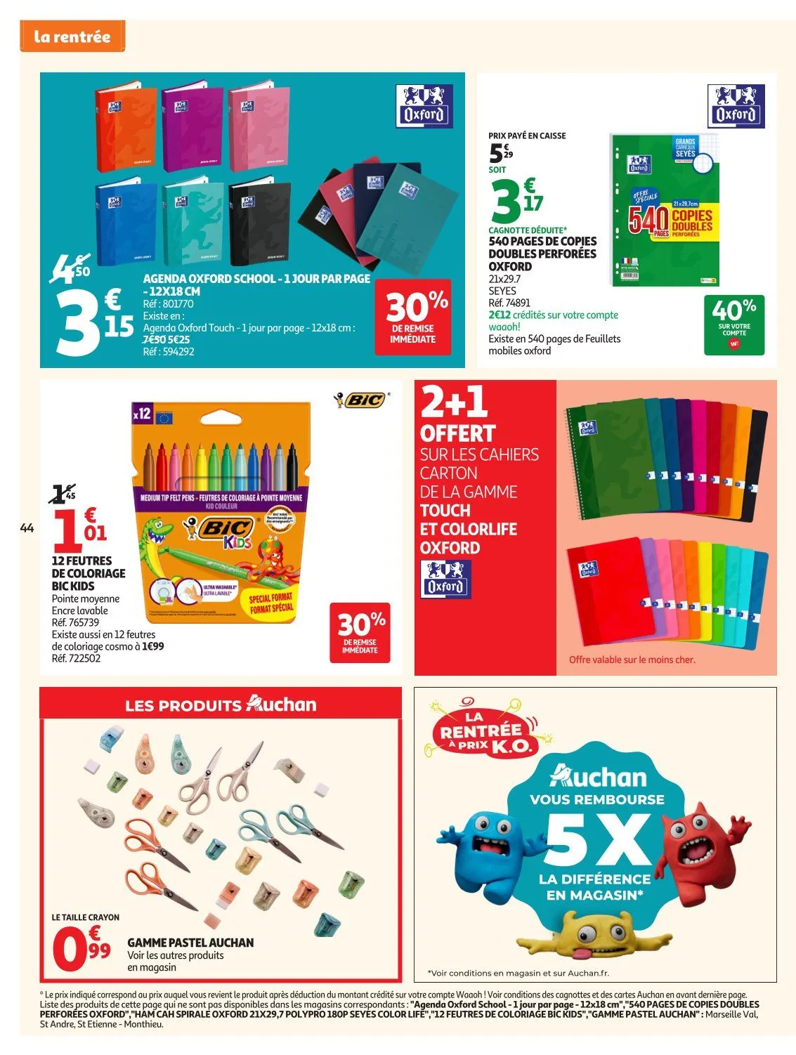 Catalogues Auchan du 21 juillet au 2 août 2026 - Catalogue page 44